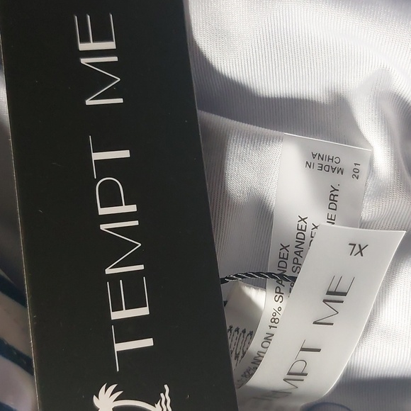 Tempt Me One Piece Sexy Cutout Swimsuits High Waisted Halter Front Knot XL - Picture 8 of 8